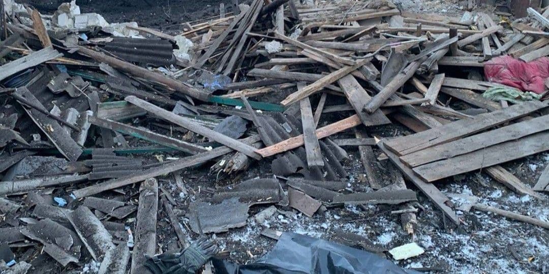 Наслідки російського удару по Донеччині 5 січня 2025 року. Фото: НПУ