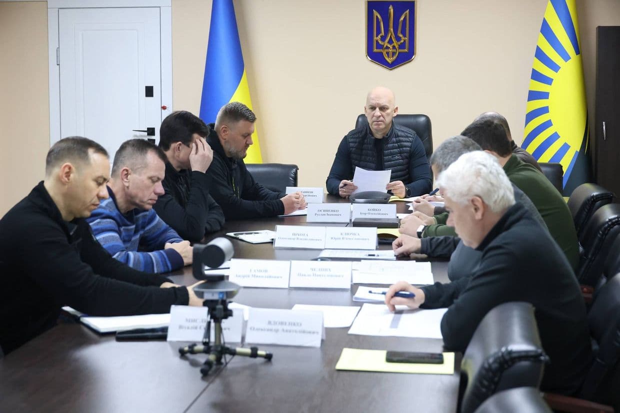 Засідання Ради оборони Донецької області. Фото: Facebook/Вадим Філашкін