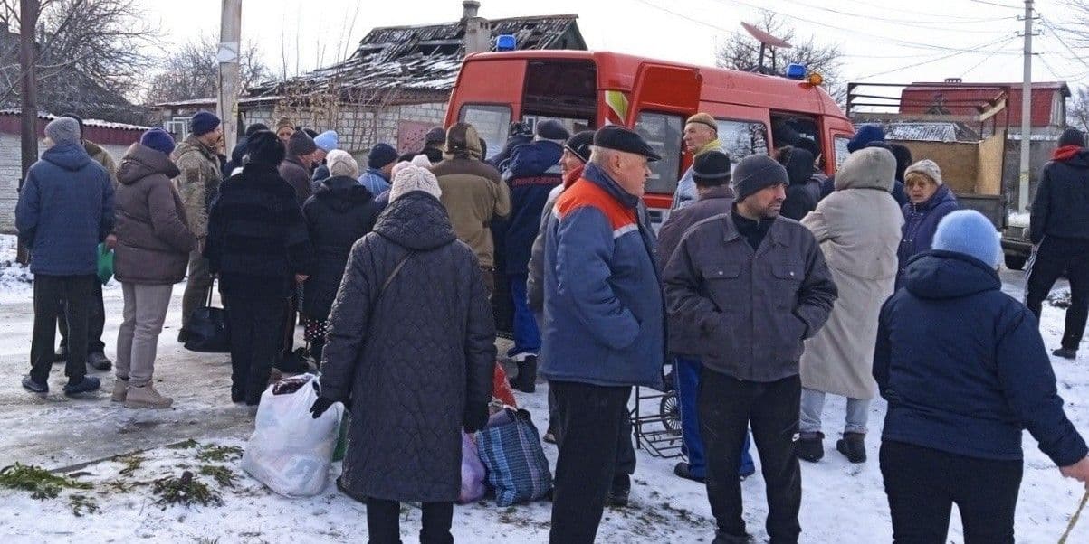 Жителям Краматорска оказывают помощь, январь 2026 года. Фото: КГР