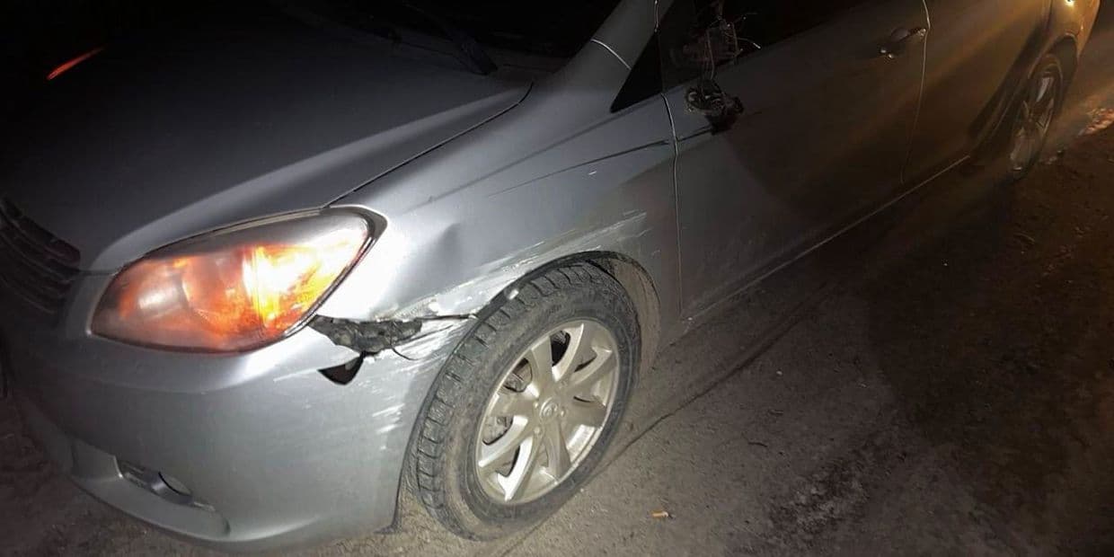 Наслідки ДТП у Краматорську 12 січня 2026 року. Фото: Патрульна поліція Краматорська та Слов'янська