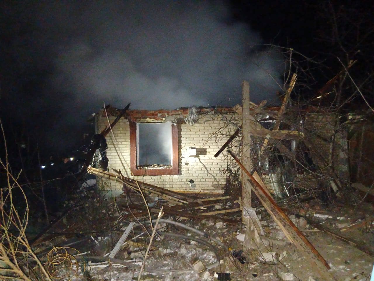 <em>Наслідки обстрілів на Донеччині. Фото: Донецька ОВА</em>