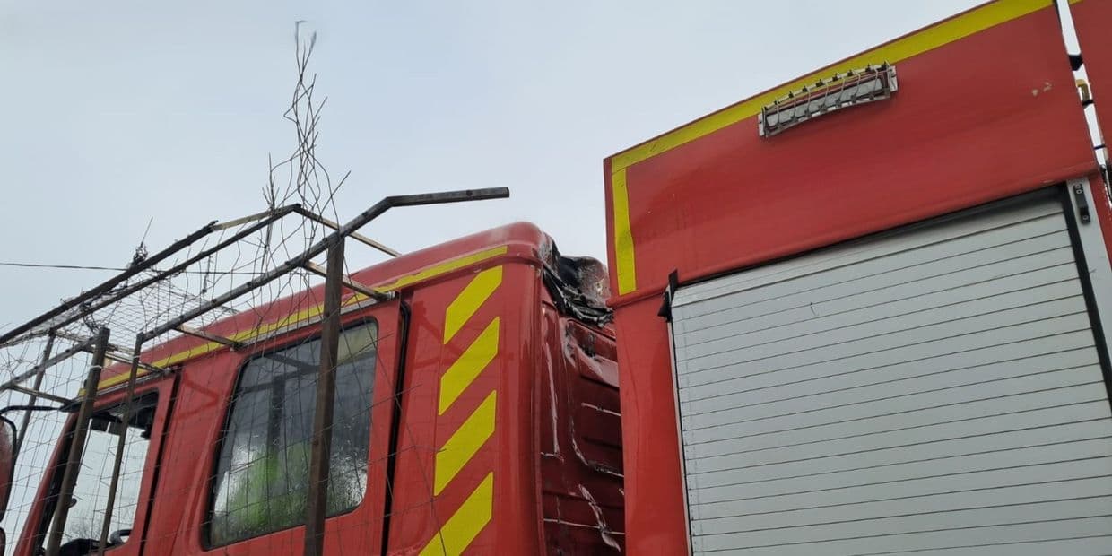 Ворожий дрон атакував рятувальників під час гасіння пожежі у Слов'янську