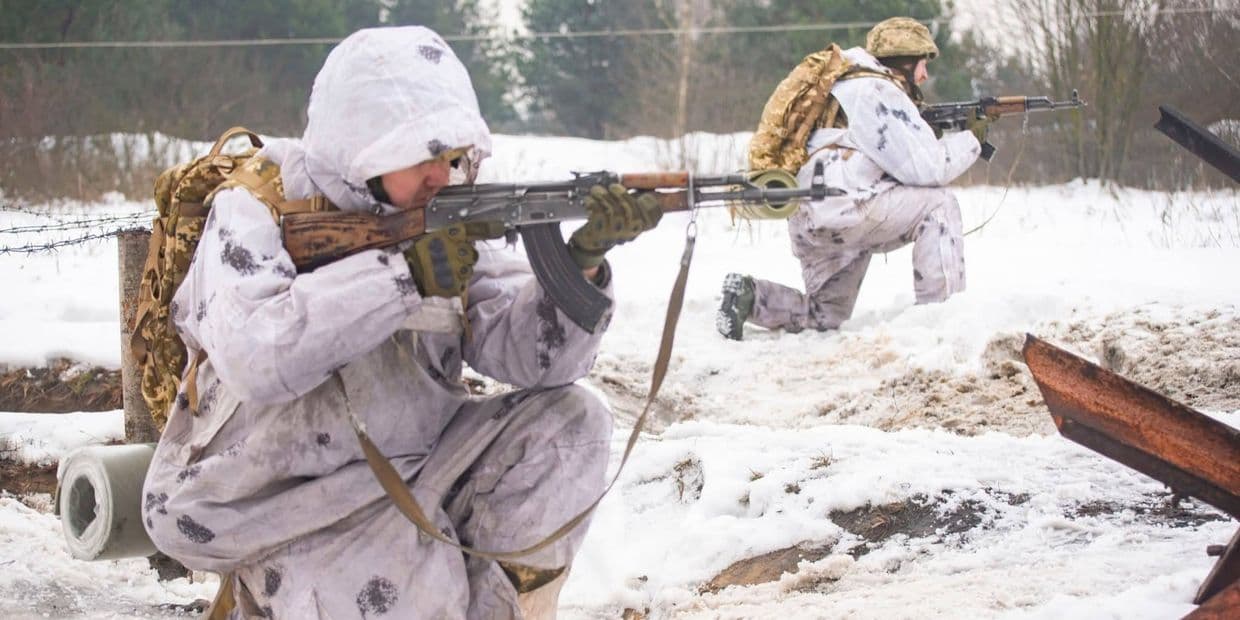 Українські захисники. Фото: Оперативне командування "Захід"