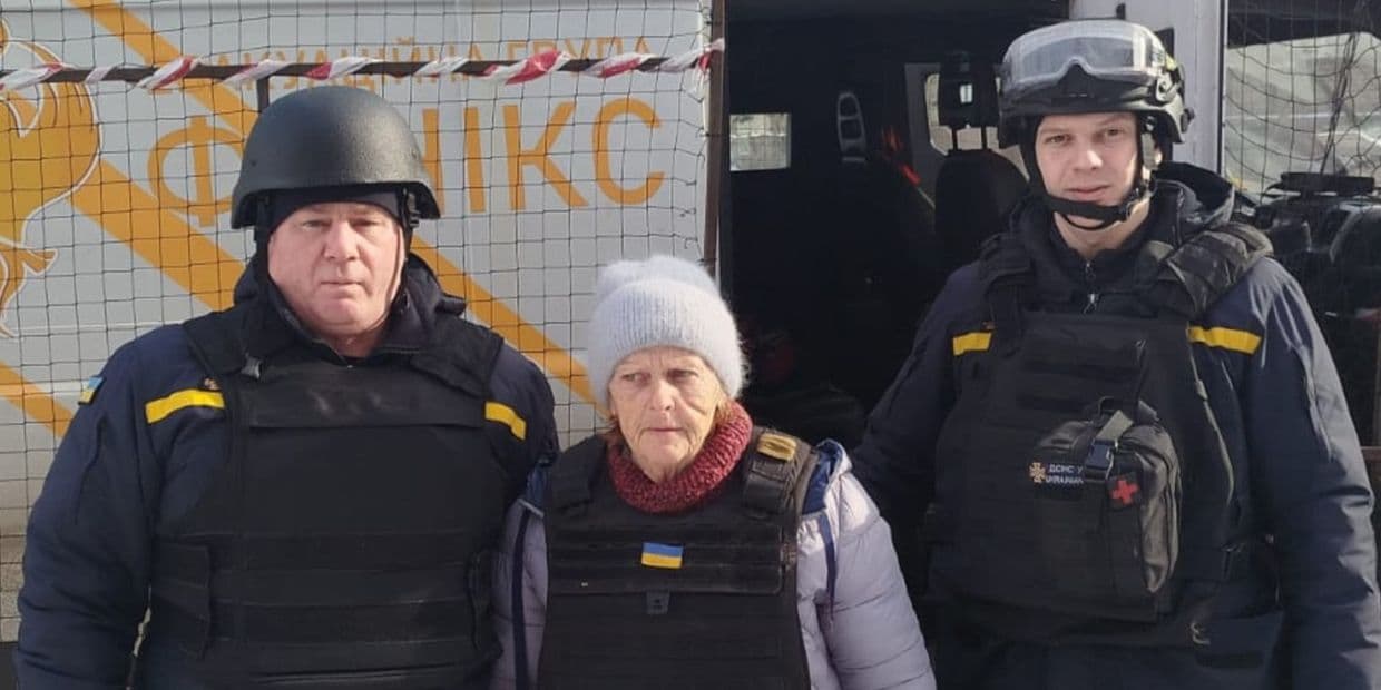 Ще одну лютню жінку вивезли з Дружківки евакуатори ДСНС