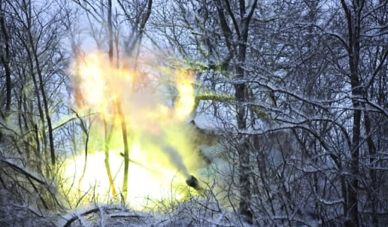 <em>Фото: 33 окремий штурмовий полк Сухопутних військ. Постріл українських Сил </em>