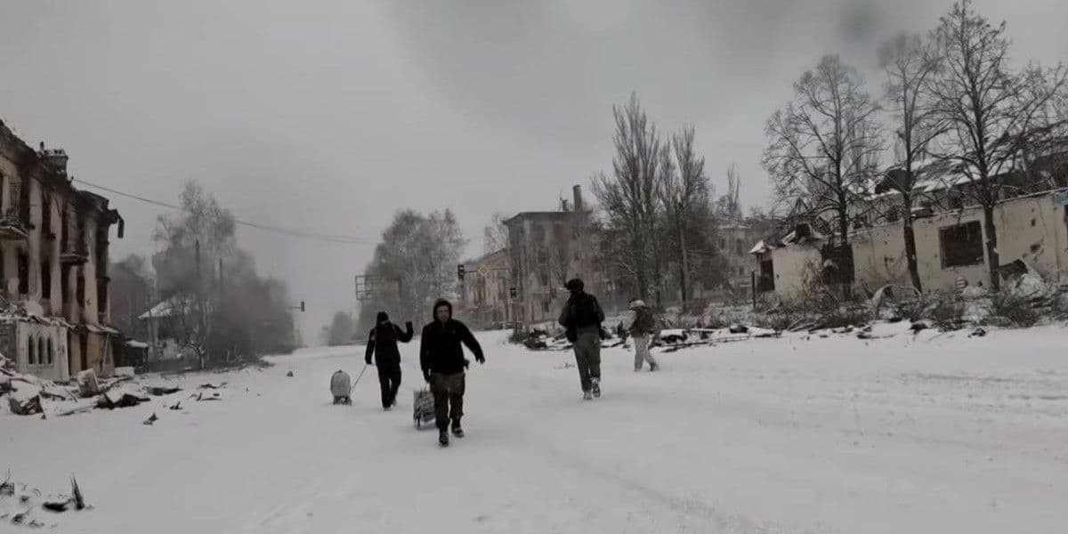 Зимняя Константиновка, 6 января 2026 года. Фото: Telegram/Константиновка сегодня