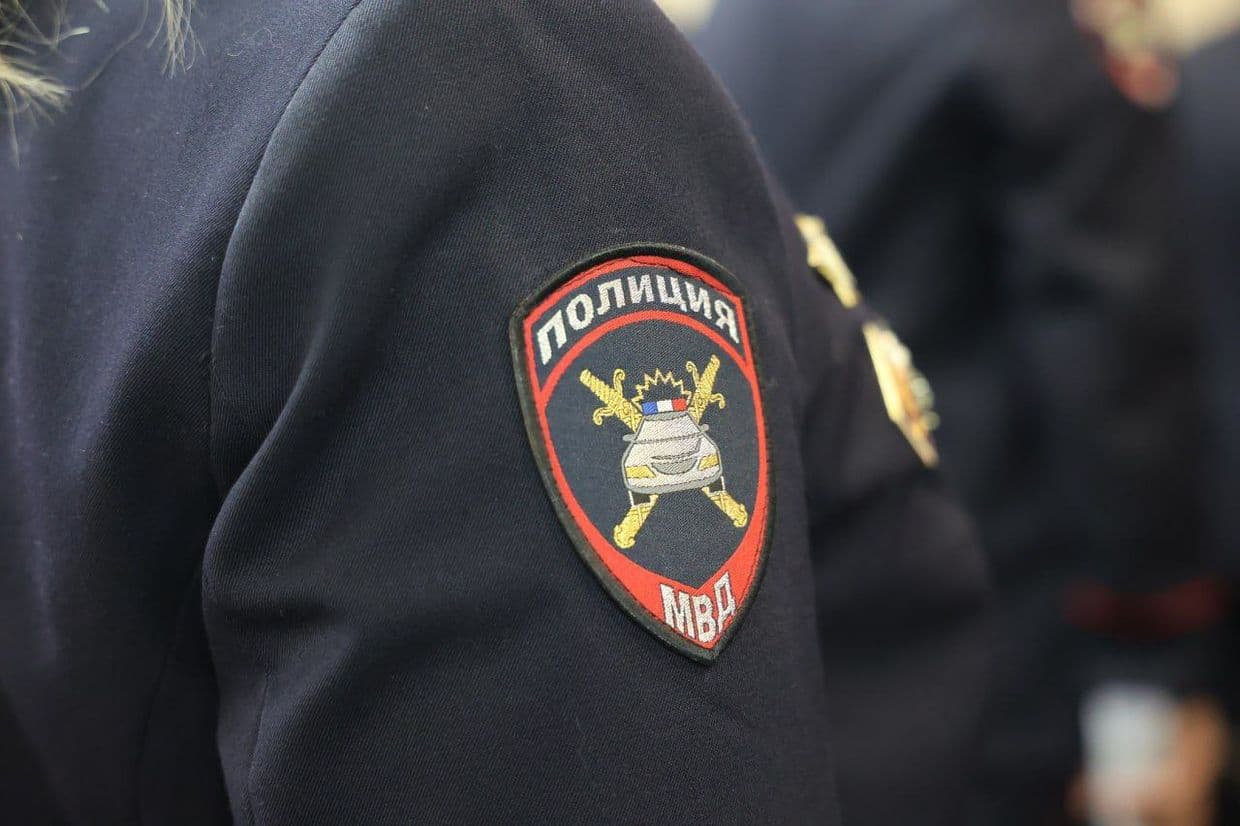 Окупаційна поліція так званої "лнр", шеврон. Фото з відкритих джерел