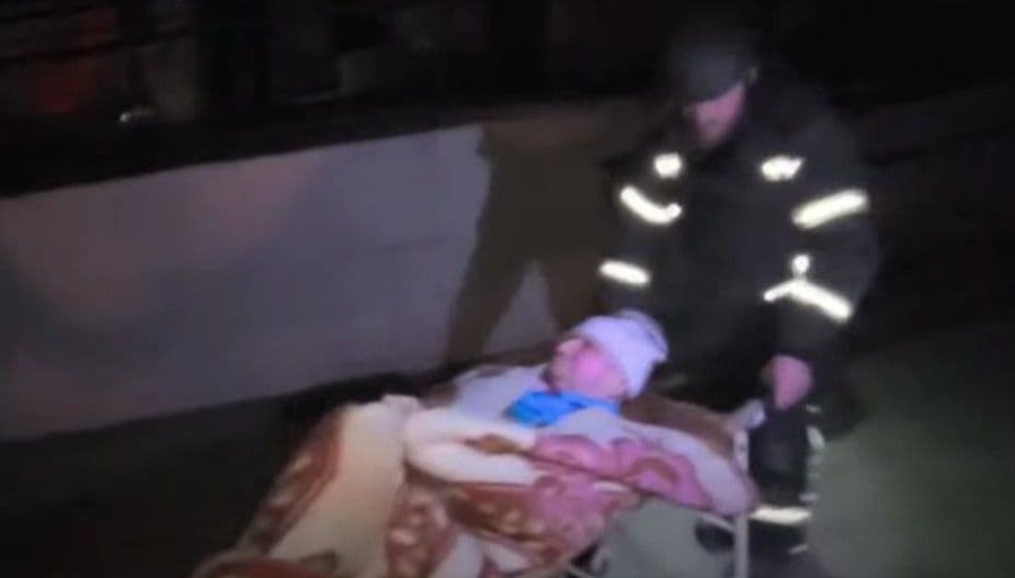 Скриншот з відео ДСНС Донеччини