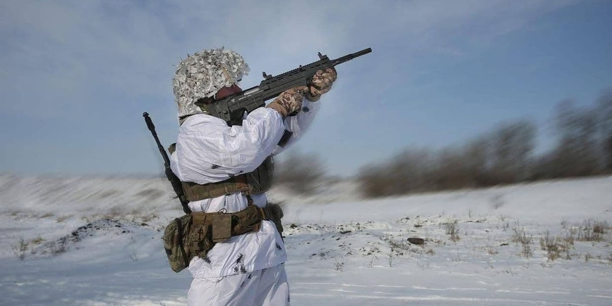 Украинский защитник. Фото: 501 ОБМП