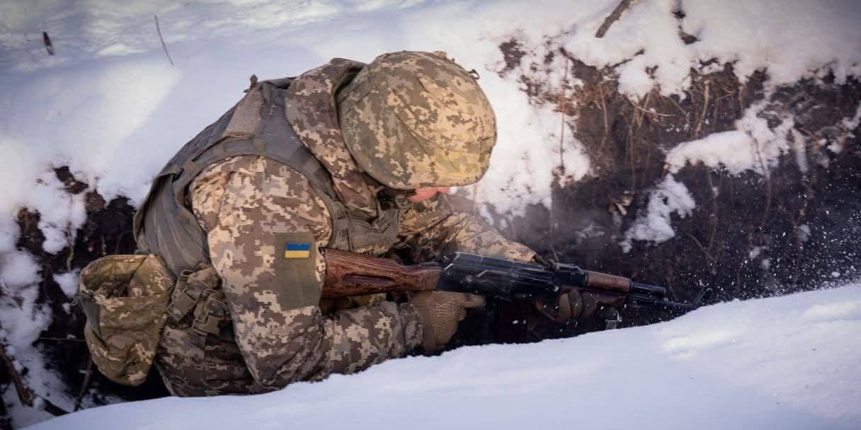 Український захисник. Фото комунікаційного підрозділу 43-ї окремої механізованої бригади