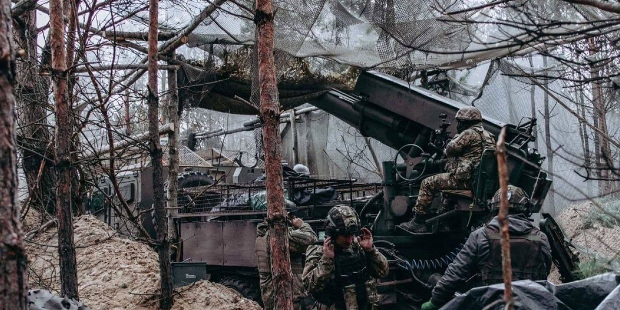 Стріляє САУ. Фото: 27-ма окрема артилерійська бригада ім. кошового отамана П. Калнишевського