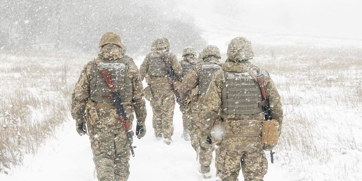 Українські захисники. Фото: 44 ОМБр