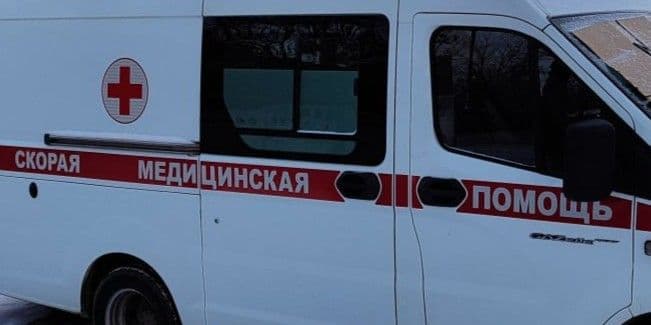 Оккупационный автомобиль скорой медицинской помощи. Фото: из открытых источников