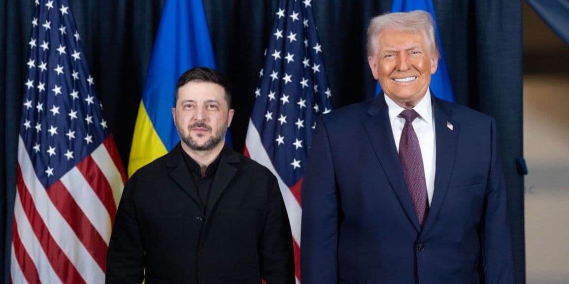 Владимир Зеленский и Дональд Трамп в Давосе, январь 2026 года. Фото с официального телеграмм-канала Президента Украины