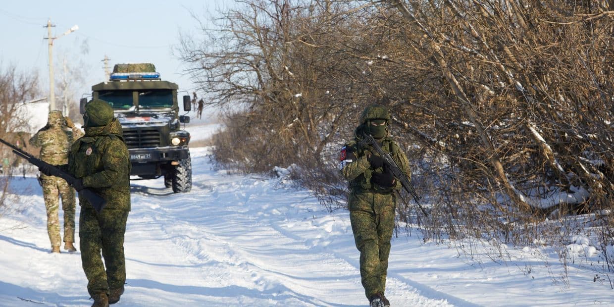 Бойцы российской оккупационной армии. Фото из открытых источников