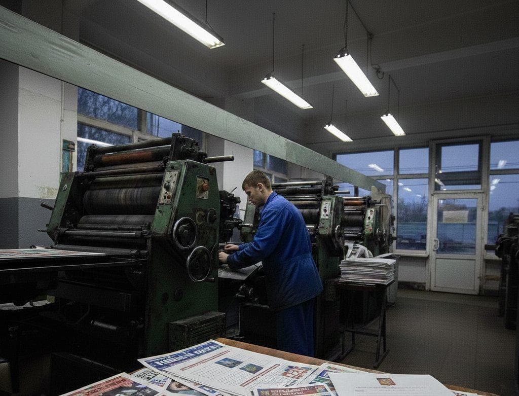 Друкарня. Фото: Жовта Стрічка