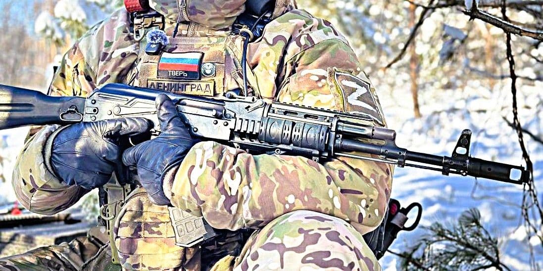 Боєць російської окупаційної армії. Фото з відкритих джерел