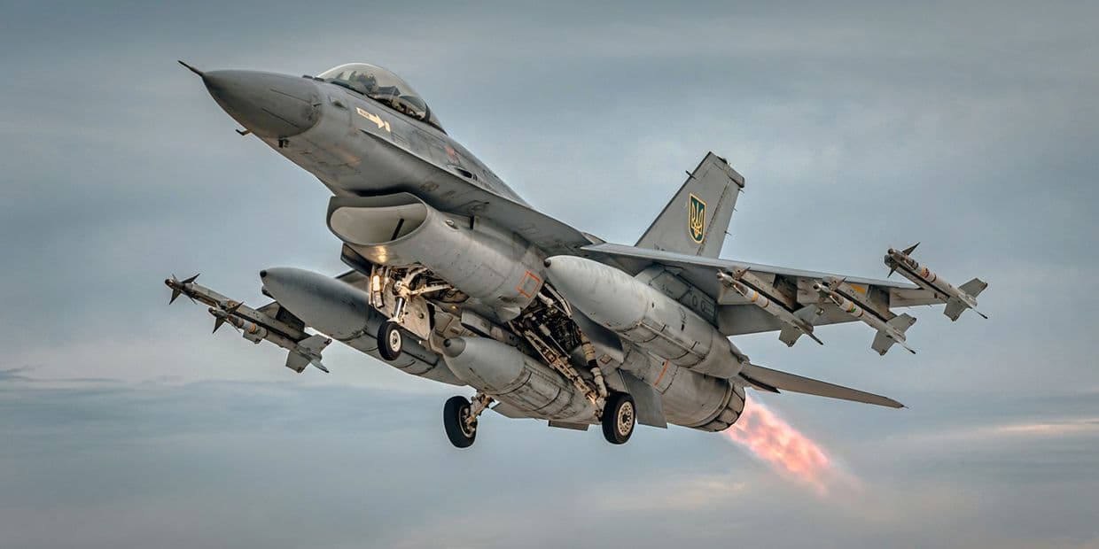 Український F-16. Фото: Командування Повітряних Сил ЗСУ
