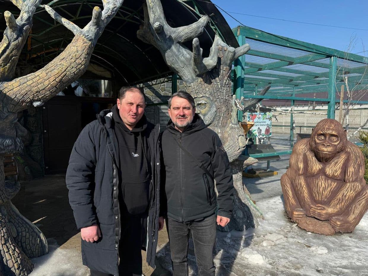 <em>Вадим Лях сообщил, что животных из зоопарка Славянска эвакуируют в Полтаву. Фото из поста Вадима Ляха в Фейсбук</em>