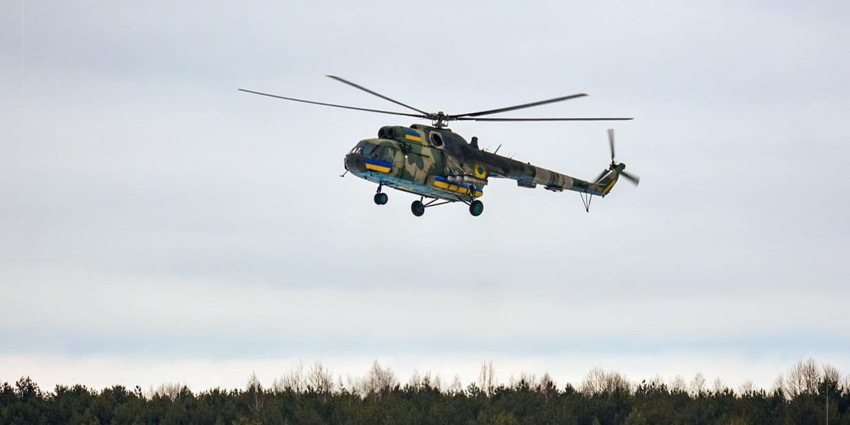 Гелікоптер. Фото 78-ї окремої десантно-штурмової бригади