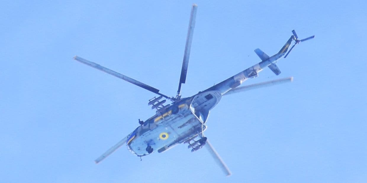 Украинский вертолет. Фото: 77-й отдельной аэромобильной бригады ДШВ ВСУ