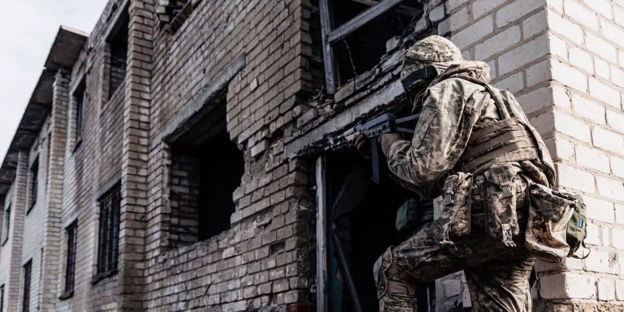 Український захисник. Фото комунікаційного підрозділу 116-ї окремої механізованої бригади