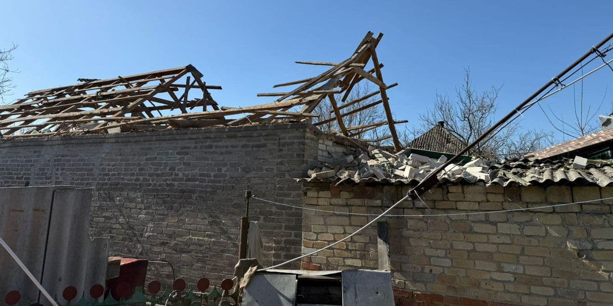 У Билбасівці на Донеччині російський дрон пошкодив житлові будинки