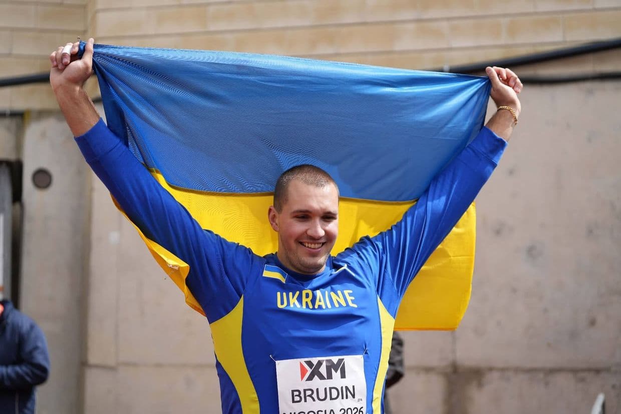 21-річний спортсмен з Донеччини Михайло Брудін переміг на Кубку Європі у метанні диска