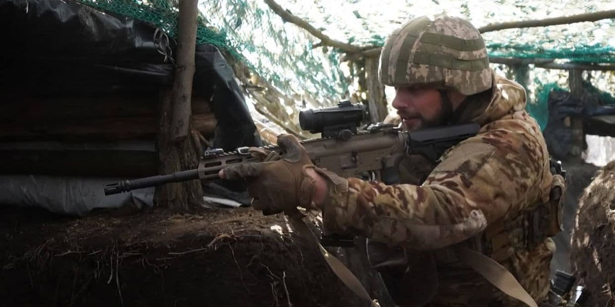 Український захисник. Фото: 118 ОМбр