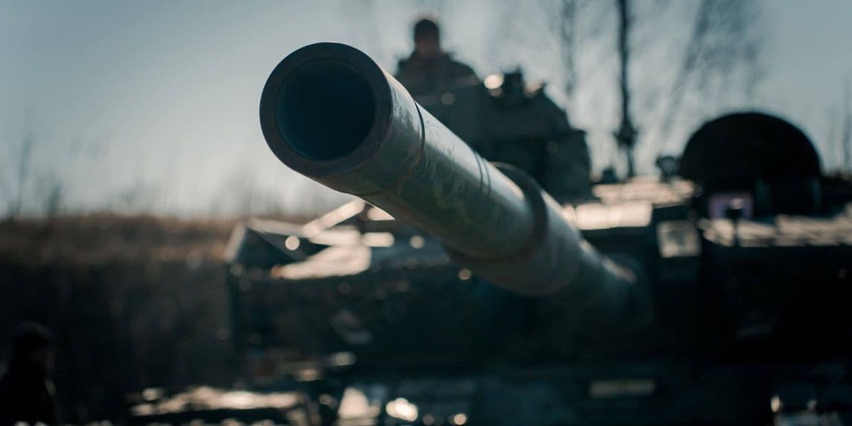 Дуло танка. Фото: 31 ОМБр