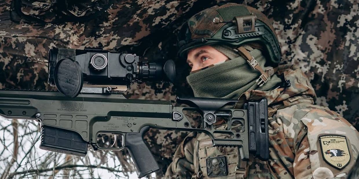 Украинский снайпер. Фото: 68 ОЕБр