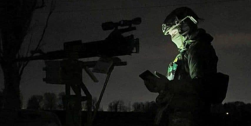Пулеметчик МВГ. Фото: Facebook/Генштаб ВСУ