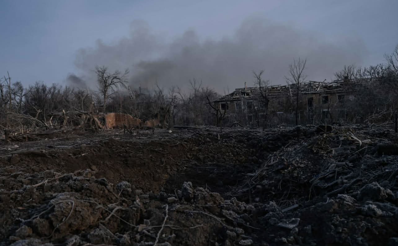 <em>Последствия обстрелов Дружковки. 93 ОМБР Холодный Яр</em>