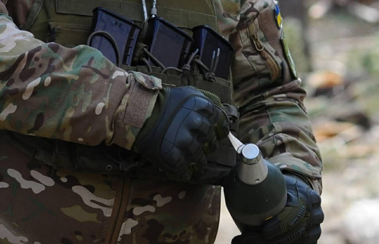 <em>Український військовий і мінометний снаряд. Фото: 127 окрема важка механізована Харківська бригада</em>