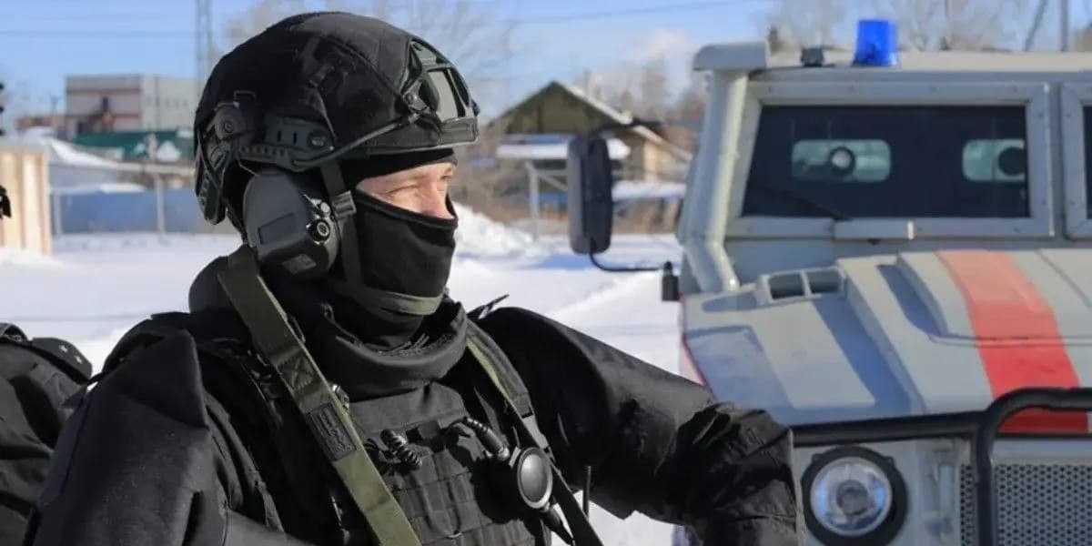 Окупант з Росгвардії. Фото з відкритих джерел