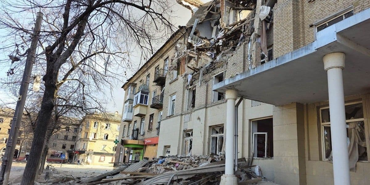 У поліції показали перші хвилини після удару по Дружківці (відео)