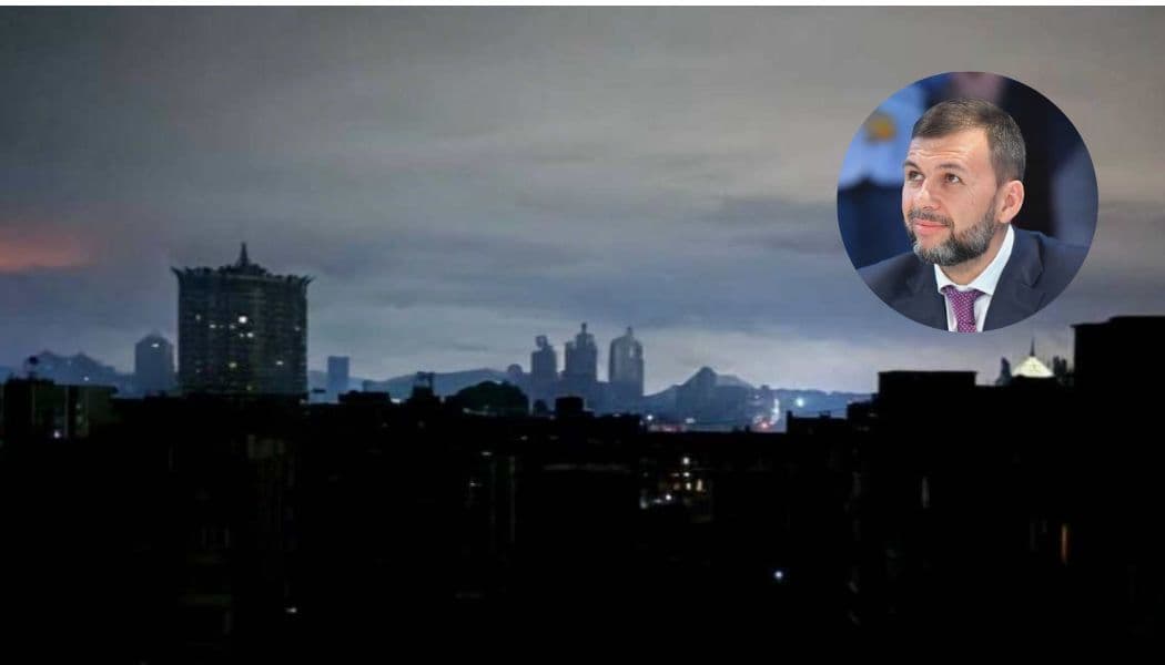 Через перебої в енергосистемі без світла залишилася значна частина тимчасово окупованої Донеччини