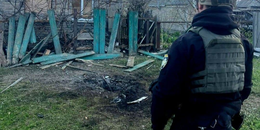 Фиксация последствий российского обстрела Донетчины Фото: НПУ