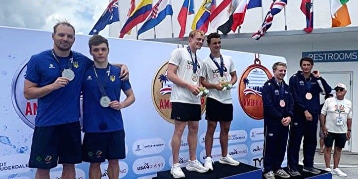 Маріуполець Станіслав Оліферчик здобув "срібло" Кубка США зі стрибків у воду (фото)
