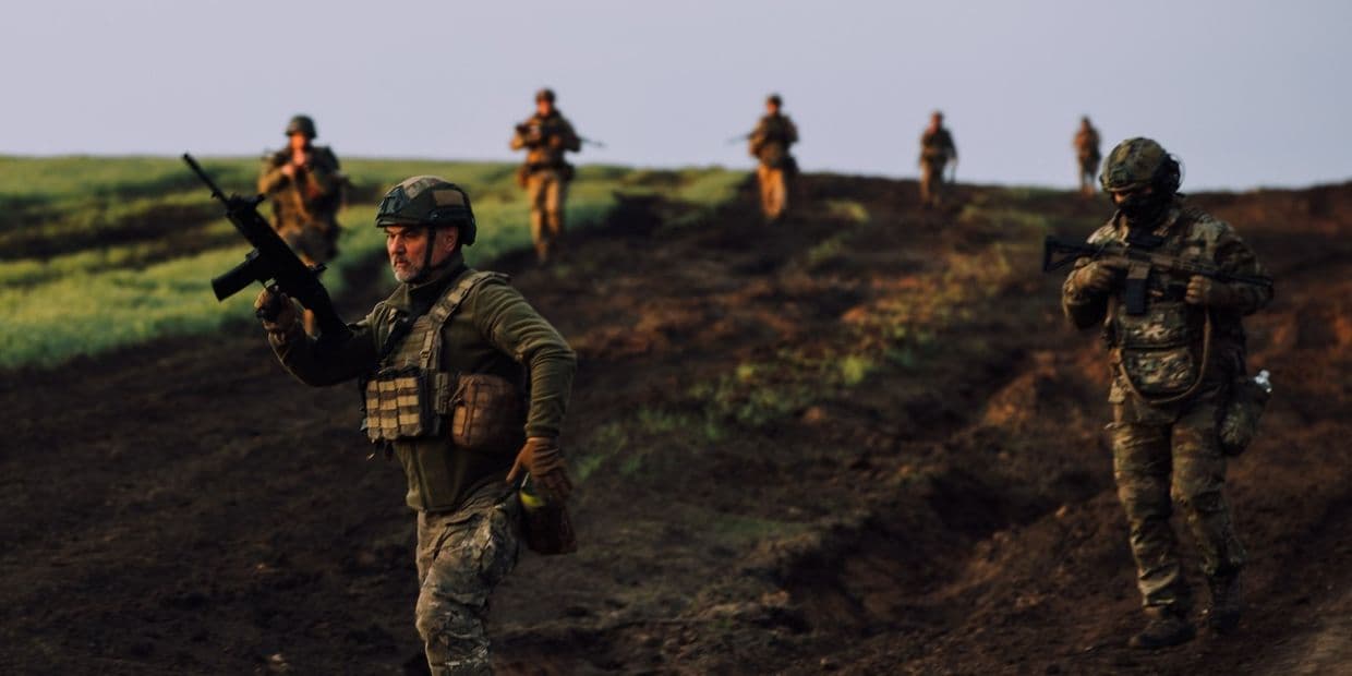 Українські захисники. Фото: 95-та окрема десантно-штурмова Поліська бригада ДШВ ЗСУ 