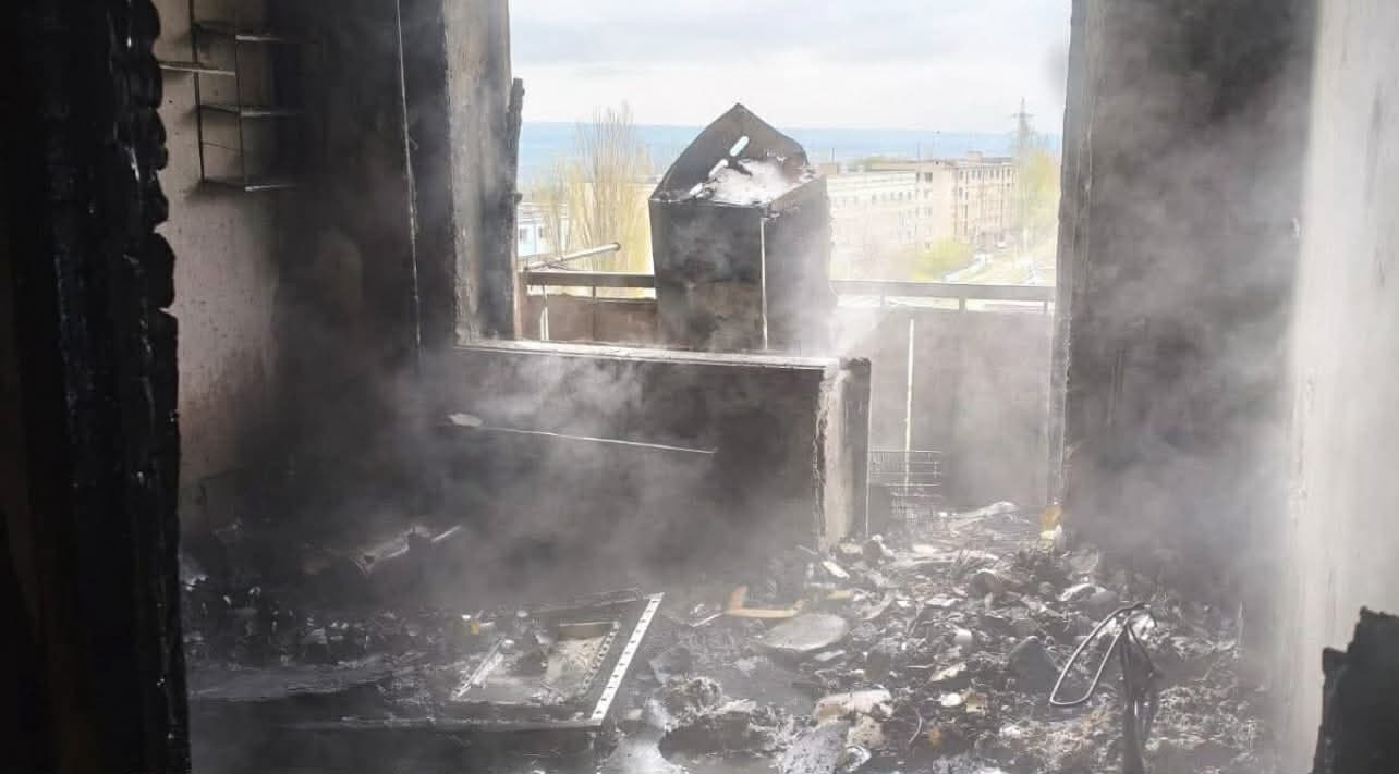 В Дружковке российские войска атаковали девятиэтажное здание