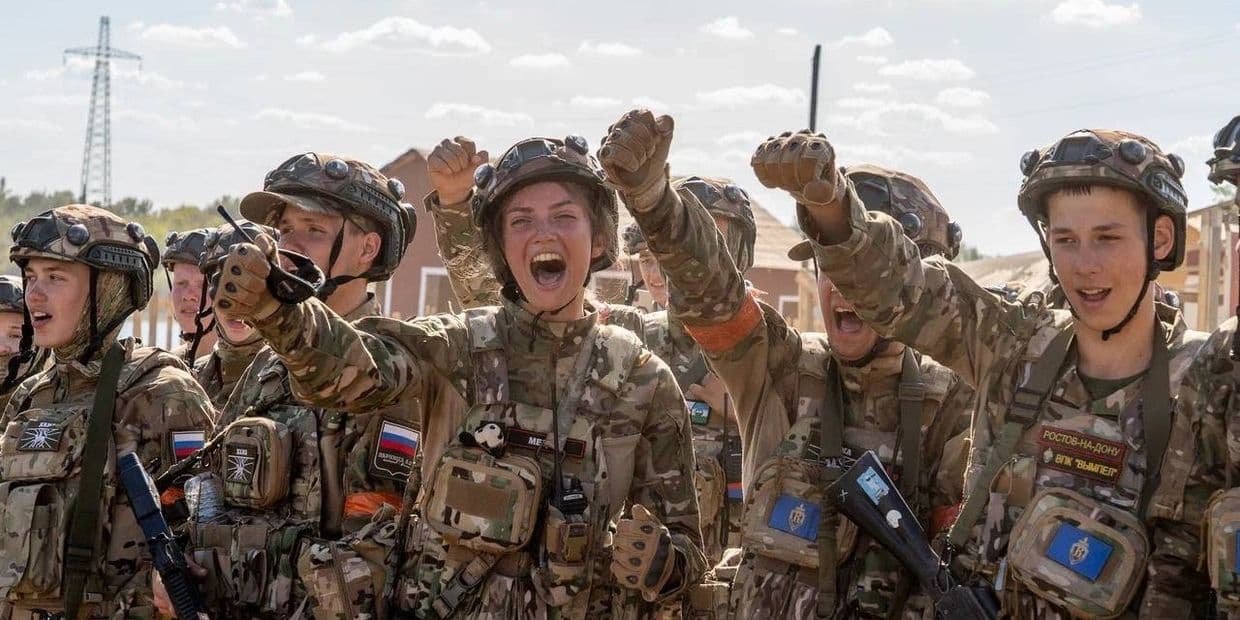 Учасники окупаційної так званої "військово-патріотичної" гри "Зарніца 2.0". Фото з відкритих джерел