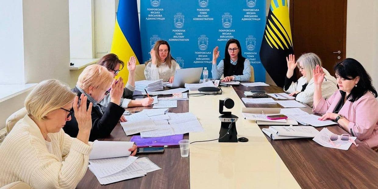 Засідання житлової комісії. Фото: Покровська МВА