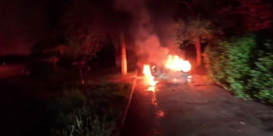 Пожежа у Краматорську. Скриншот з відео ДСНС Донеччини