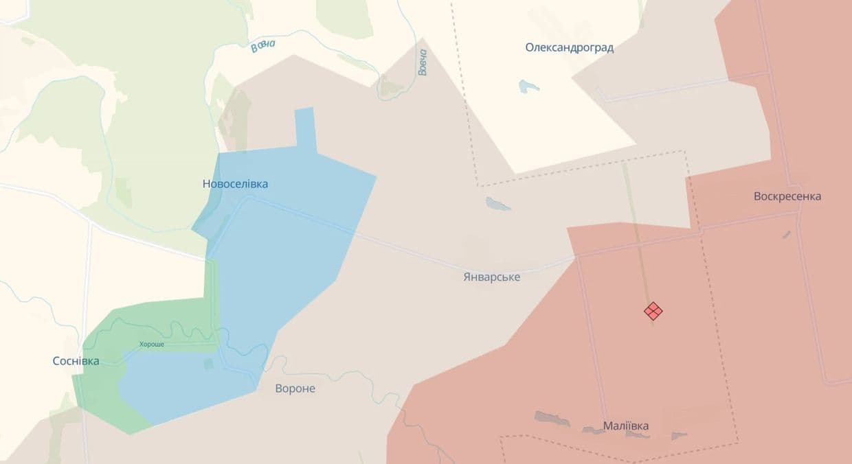 Українcькі захисники мають успіхи на Олександрівському напрямку: подробиці від DeepState