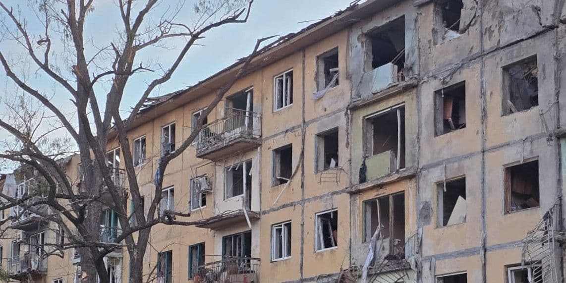Последствия российского удара по Донетчине. Фото: НПУ