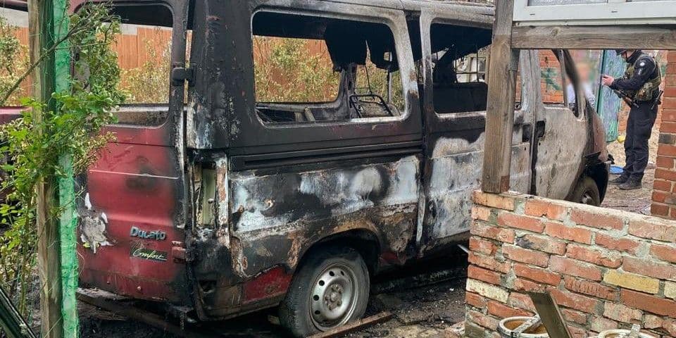 Наслідки російського обстрілу. Фото: Поліція Донеччини