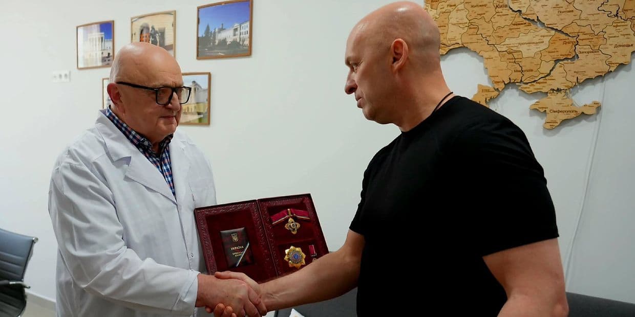 Лікаря Донецької обласної клінічної травматологічної лікарні нагородили орденом "За заслуги" I ступеня