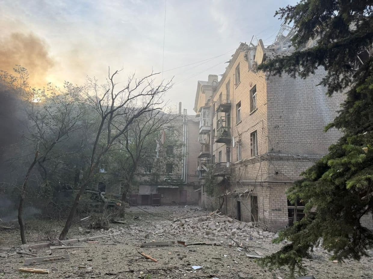 <em>Наслідки обстралів на Донеччині. Фото: МВА</em>
