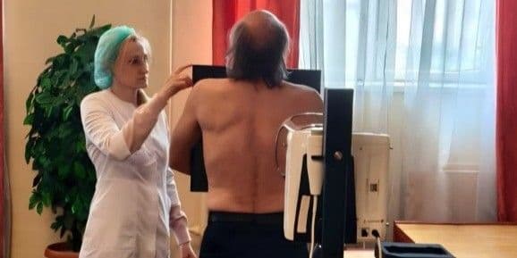 Рентгенологическое исследование органов грудной клетки. Фото: Facebook/Луганская ОГА